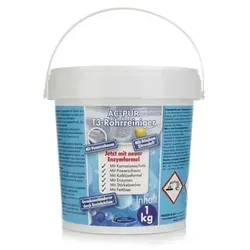 AQUA CLEAN PUR Abfluss- & Rohrreiniger 1kg - Effektiver Abflussreiniger mit Powerschaum zur Prophylaxe, entfernt Verstopfungen und unangenehme Gerüche nachhaltig, ideal für Rohre und Abflüsse.