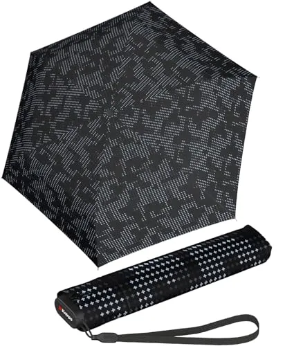 Knirps US.050 Ultra Light Slim Manual Taschenschirm in schwarz von Knirps