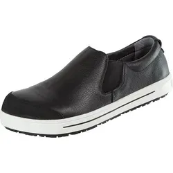 Birkenstock QS 400 NL Sicherheitsslipper S3 schwarz Gr. 47 - Pantoletten - Hochwertiger Sicherheitsschuh S3 mit Stahlkappe und rutschhemmender, durchtrittsicherer Laufsohle für maximalen Schutz und Komfort am Arbeitsplatz.