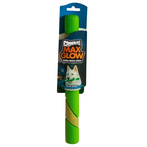 Chuckit! - Max Glow Ultra Fetch Stick - 28 cm - Hundespielzeug - Wurfstock