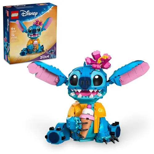 LEGO Disney Stitch Bauset 43249 – Kreatives Spielzeug für Kinder ab 9 Jahren - Entdecke das LEGO Disney Stitch Bauset 43249! Baue die Figur mit beweglichen Ohren und Eistüte. Fördert Kreativität und macht jedes Spiel zum Erlebnis!