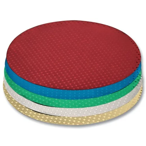 Folia Faltblätter Alufolie mit Sternchenprägung, Ø 12 cm, mehrfarbig, 50-teilig