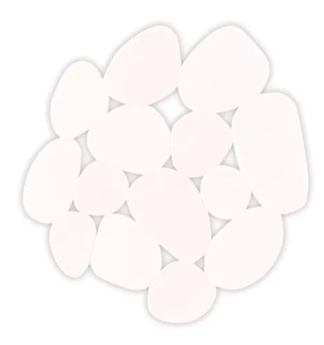 MSV Duschmatte Badematte Badewanneneinlage Anti Rutsch Pads Kieselstein