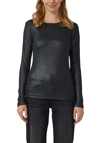 s.Oliver RIPP-Shirt mit Glitzer-Effekt