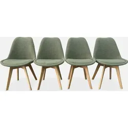 sweeek 4er-Set skandinavische Stühle