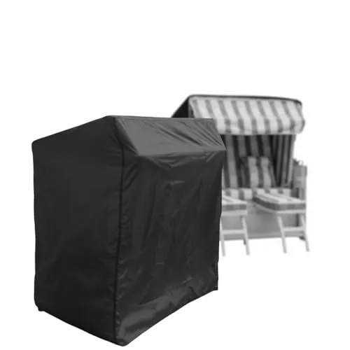 Mucola Schutzhülle für Strandkorb 135x105x140/175 cm – UV-Schutz für Gartenmöbel