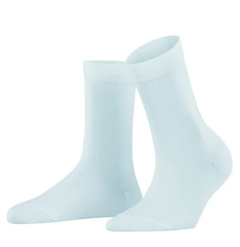 Falke Tagessocke Cotton Touch New (nachhaltige Baumwolle) eisblau Damen - 1 Paar
