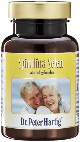 Dr. Peter Hartig Spirulina Selen - 360 Presslinge für Immunsystem & Schilddrüse - Mineralstoffe: Kombiniert die Kraft der Spirulina-Alge mit Selen für optimale Unterstützung von Immunsystem und Schilddrüse. Vegan und ideal für Ihre Gesundheit.