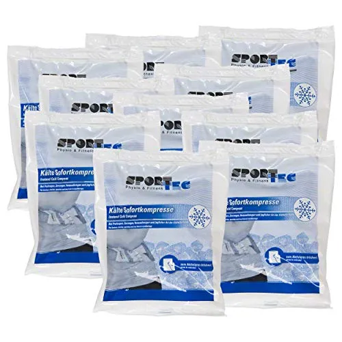 Sport-Tec Kälte Sofortkompresse, 13,5x16 cm, 230 g, 10 Stück