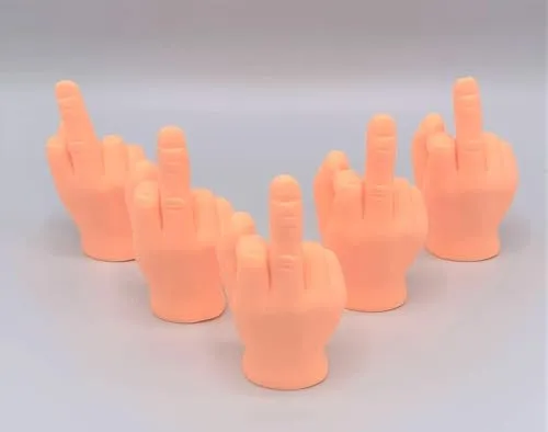 Kleine Mittelfingerpuppe, Mini-Fingerhände, lustige Handpuppe für Spiel, lustiges und realistisches Design, Partygeschenke für Erwachsene, 10 Stück