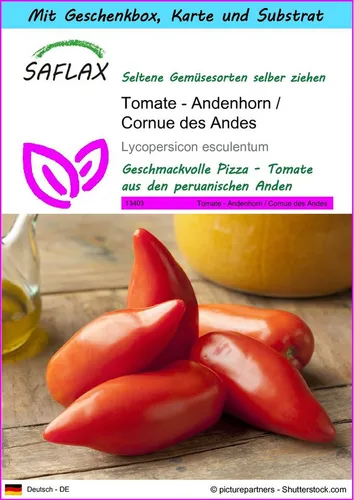 SAFLAX Gemüsesamen SAFLAX - Geschenkset - Tomate - Andenhorn / Cornue des Andes