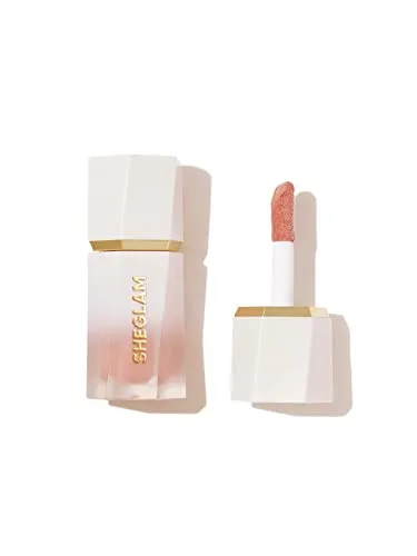 SHEGLAM Glow Bloom flüssiger wasserdichter Highlighter langanhaltender Cremelightr mit Schimmer feuchtem Finish-Bellini Brunch