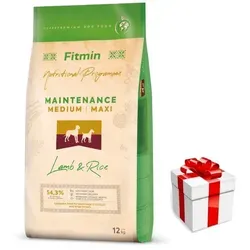 FITMIN Medium Maxi Maintenance Lamb&Rice 12kg – Ideal für große Hunde