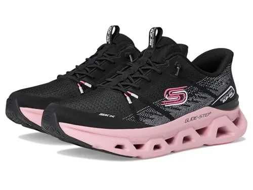 Skechers Damen Glide-Step Altus Fast Lane Sneaker, Schwarz, 37 EU - Damen-Sneaker mit veganem, luftgekühltem Memory-Schaum für ultimativen Komfort. Integrierte Slip-Ins und maschinenwaschbar für einfache Pflege.