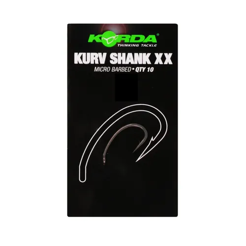 Korda Kurv Shank XX size 08 10 Karpfenhaken Größe 8 Teflonbeschichtet OVP Haken