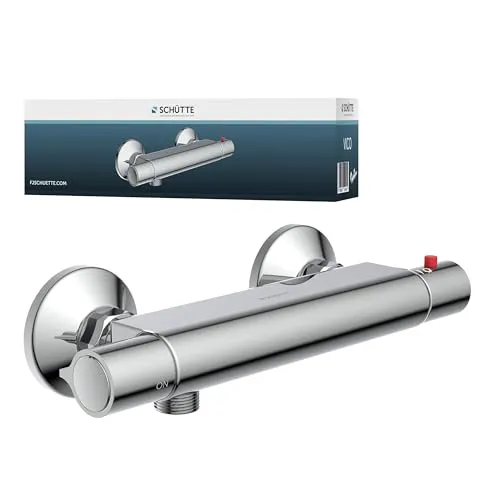 SCHÜTTE VICO Thermostat Duscharmatur - Elegante Badarmatur mit thermostatischer Temperaturregelung für sichere und komfortable Duscherlebnisse.