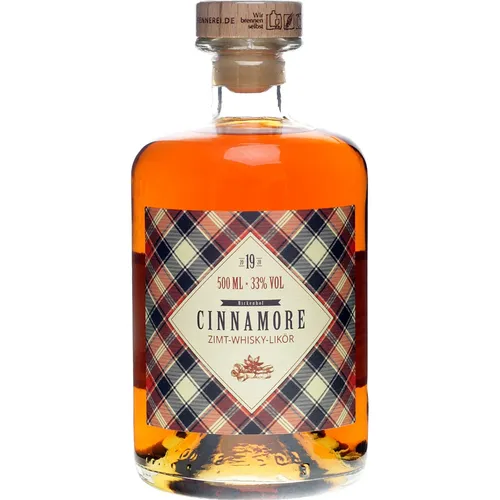 Birkenhof Cinnamore Zimt Whisky Likör 0,5 Liter 33 % Vol.