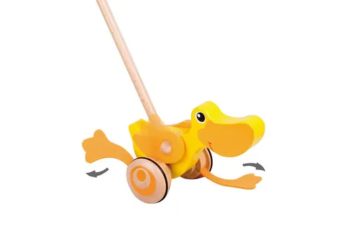 Classic World Schiebestab Classic World - Schiebestock Ente - 38x47x11cm - ab 12 Monaten
