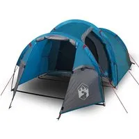Furnicato Campingzelt Tunnelzelt Blau 205x120x96 cm
