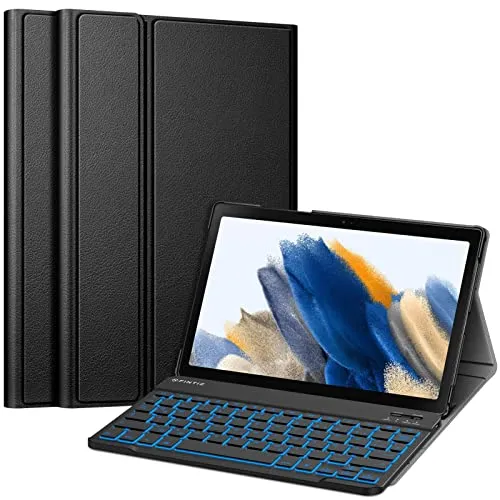FINTIE Beleuchtete Tastatur Hülle für Samsung Galaxy Tab A8 10.5 Zoll