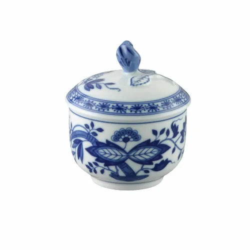 Zuckerdose Zwiebelmuster - Hutschenreuther - Milch- & Zuckersets, kunstvoll verziertes Porzellan im traditionellen Zwiebelmuster für stilvolle Tischdekoration.