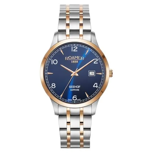 Herrenuhr ROAMER 509833 49 44 20 – Klassisch in Marineblau