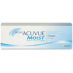 Johnson & Johnson 1-Day Acuvue Moist für Astigmatismus – 30er Packung - Kontaktlinsen mit Lidschlag-Stabilisations-Design für klare Sicht und UV-Schutz, ideal für den aktiven Alltag.
