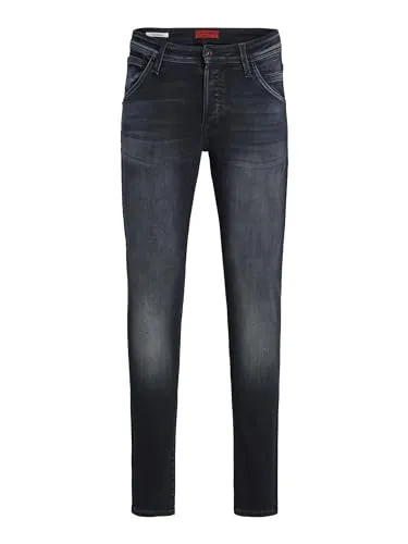 Jack & Jones Regular-fit-Jeans JJGLENN FOX - Hochwertige Jeans aus 80% Baumwolle, ideal für lässige Outfits. Bequemer Regular Fit mit optimalem Tragekomfort und modischer blue denim Optik.
