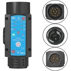 Prüfgerät wiederaufladbar Tester Anhänger 7-13 Polig Beleuchtungstester Trailer