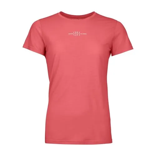 Ortovox 150 Cool Climb Local TS Damen T-Shirt - Pink/Rosa - XS - Trainingsbekleidung für Damen, aus atmungsaktivem Material für optimalen Komfort beim Sport.