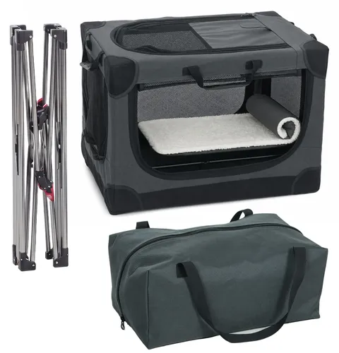 PawHut faltbare Hundebox 60x42x43cm