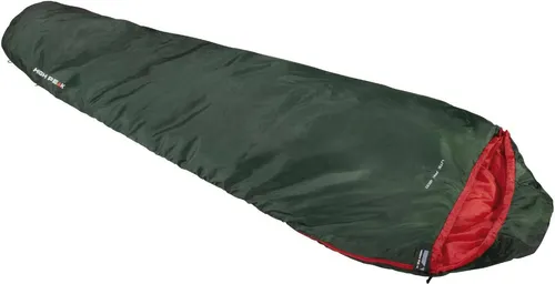 Schlafsack Lite Pak 1200 grün/rot - Mumien-Schlafsack für Komfort bis 15 °C, leicht und kompakt, perfekt für Camping und Outdoor-Abenteuer.