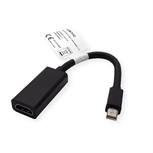 Mini DisplayPort-HDMI Adapter, v1.2, Mini DP Stecker - HDMI Buchse