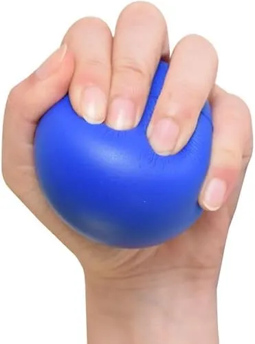 blauer Finger-Trainingsball, Widerstands-Stressabbau, Gel-Bälle, Fingerstärkung, Griff, Handgelenkübung, Muskeln, Arthritis, Training, Griff für Training 1 x
