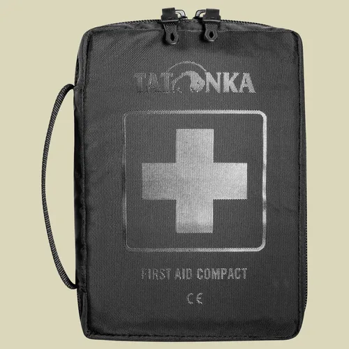 Tatonka First Aid Compact Farbe black - Campingausrüstung für zwei Personen, ideal für ein- bis dreitägige Touren mit vollständiger Erste Hilfe Grundausstattung.
