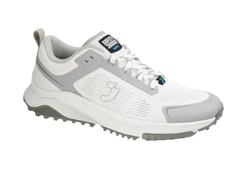 SAFETY JOGGER Arbeitsschuhe Herren und Damen - Jumadi OB - Kategorie OB/SR, E - rutschfeste Sicherheitsschuhe Damen und Herren - Atmungsaktiver Berufsschuh mit breiter Zehenkappe - Weiß - 47