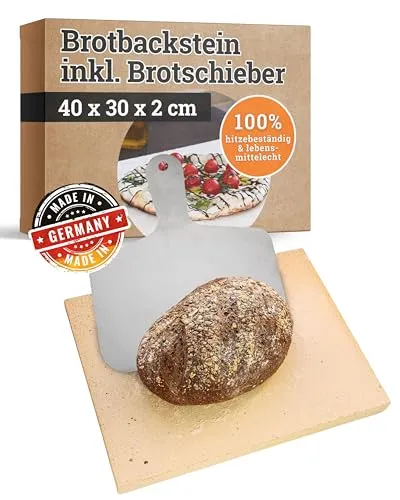 Feuerfest 123 Brotbackstein eckig 40x30 cm