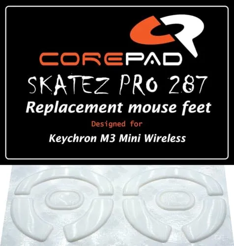 Corepad Skatez PRO 287 Ersatz Mausfüße kompatibel mit Keychron M3 Mini Wireless