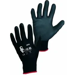 CXS Arbeitshandschuh-Set 12 Paar CXS BRITA BLACK beschichtete Handschuhe Arbeitshandschuhe 8