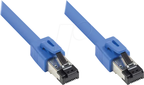 GC 8080-015B - Patchkabel Cat.8.1 S/FTP, 1,5 m, blau