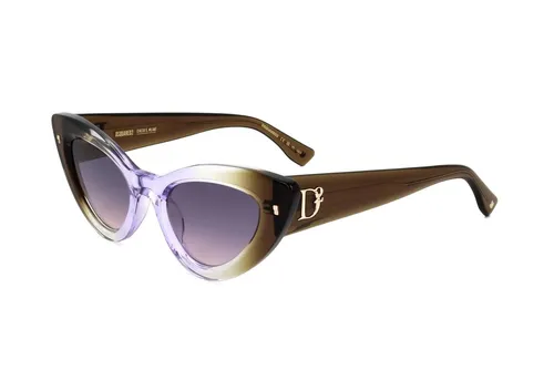 Dsquared2 D2 0092/S 2RO Brown Lilac Damen Sonnenbrillen von Dsquared2