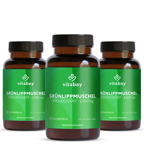Vitabay GRÜNLIPPMUSCHEL 2000 mg hochdosiert