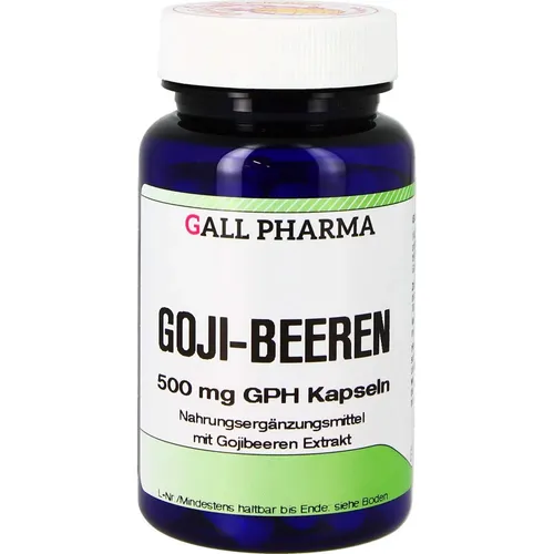 GOJI BEEREN 500 mg GPH Kapseln 60 St PZN 05530168