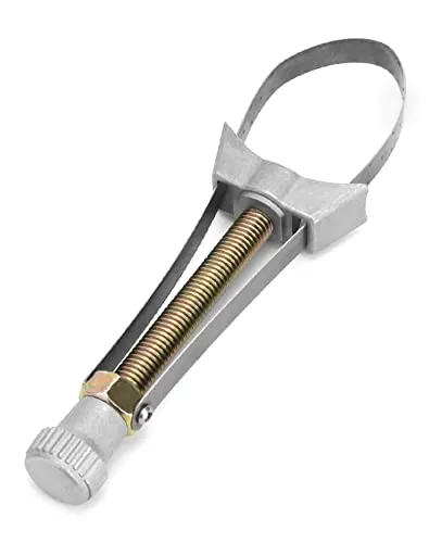 QWORK® Ölfilter Bandschlüssel mit Metallband Ø 60-120mm