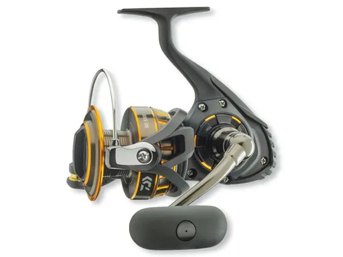 Daiwa BG 8000 Angelrolle - Stationärrolle für Profis - Angelrollen für Süß- und Salzwasser, extreme Belastbarkeit und seidenweicher Lauf für anspruchsvolle Angler.