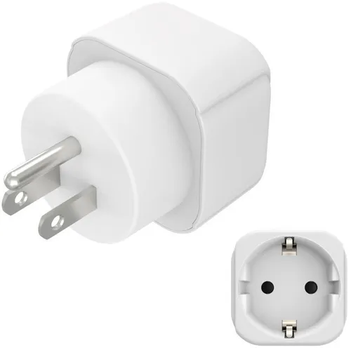 Hama Reiseadapter Typ B - Universeller Reisestecker für USA, Kanada & Japan, ideal für geerdete Geräte und perfekte Reisebegleitung