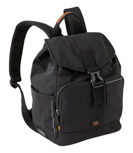 Camel Active City Rucksack S 38 cm - Black - Stylischer Hochformat-Rucksack für Urban Mobility, mit gepolstertem Laptopfach und reflektierenden Details für optimale Sichtbarkeit.
