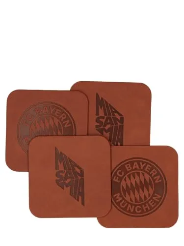Glasuntersetzer & Bierdeckel Braun von FC Bayern München
