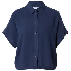 Slfviva Ss Cropped Shirt Noos - Modische Kurzarmbluse für Damen mit Reverskragen und geschwungenem Saum, perfekt für einen lässigen Look im Frühling und Sommer.