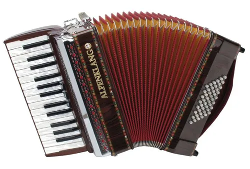 Alpenklang Pro Akkordeon II 48 M Palisander von Alpenklang